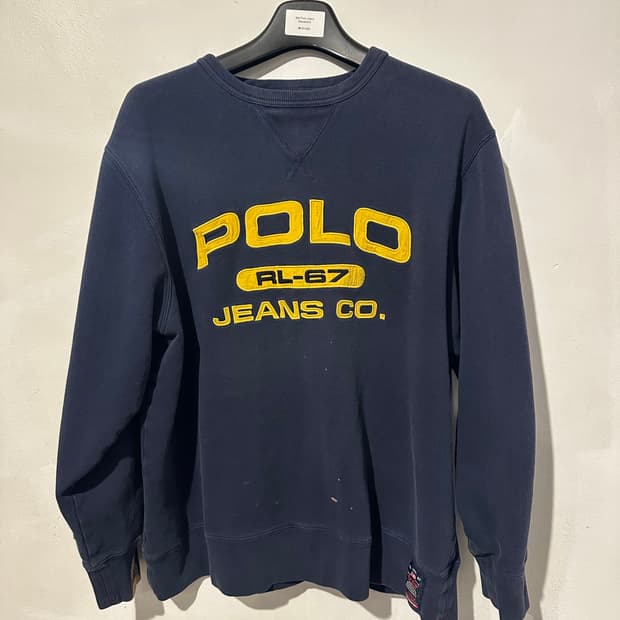빈티지 00s 폴로 진스 스웻셔츠 