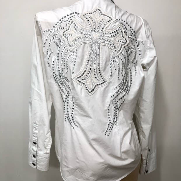 BUCKAROO cross cubic detail shirt