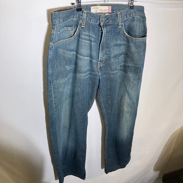 34인치)리바이스 00s 569 루즈스트레이트 데님 청바지