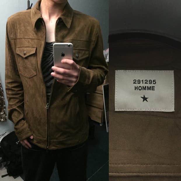 291295=Homme 스웨이드 자켓