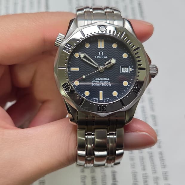 오메가 씨마스터 300m 물결 36mm 쿼츠 브레이슬릿 ver.