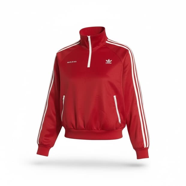 아디다스 스포티앤리치 하프집 트랙자켓 L