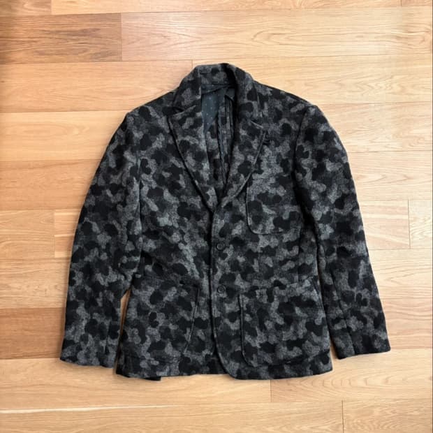 모니탈리(Monitaly) 울 카모 블레이저 자켓 40사이즈