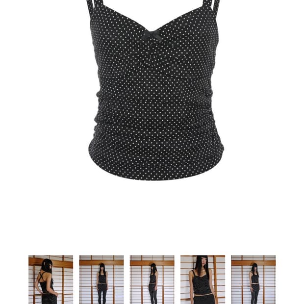 Wsc archive dot shirring top