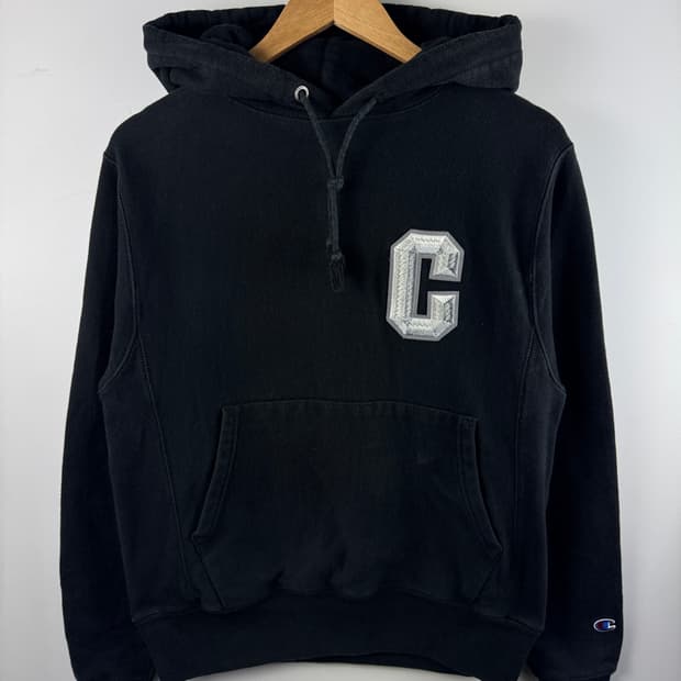 챔피온 리버스위브 블랙 후디1734