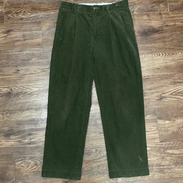 폴로 랄프로렌 코듀로이 팬츠 올리브/ 그린 32