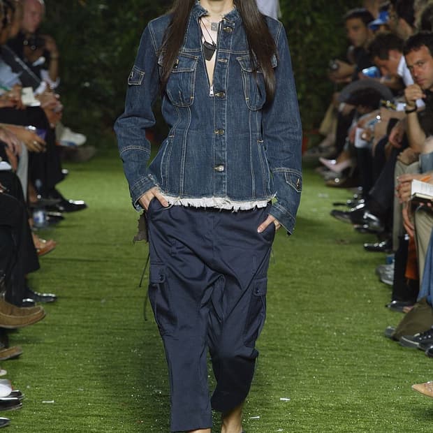 2004ss neil barrett multi pocket denim