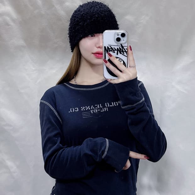 폴로 진스 딱붙팟 슬리브 