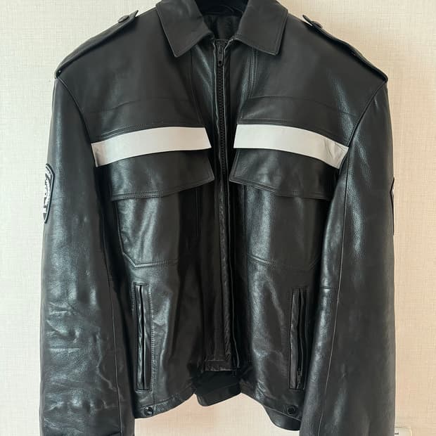 발렌시아가 유니폼 레더자켓 2