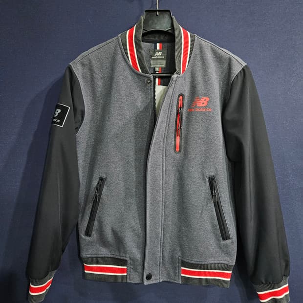 뉴발란스 투톤컬러 남성 95 기모 자켓 