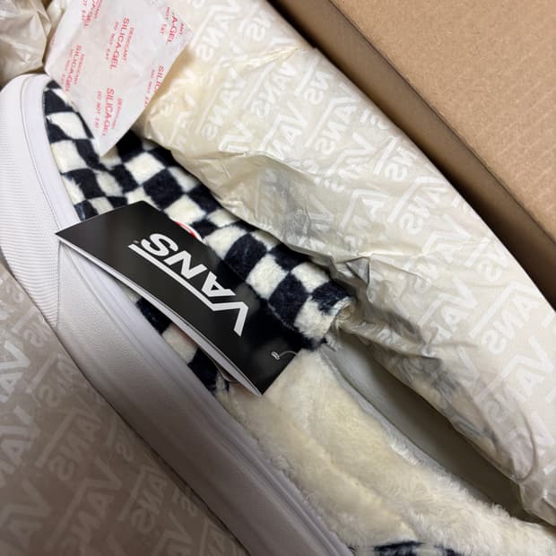 반스 쉐르파 체커보드 265mm 미착용 새상품