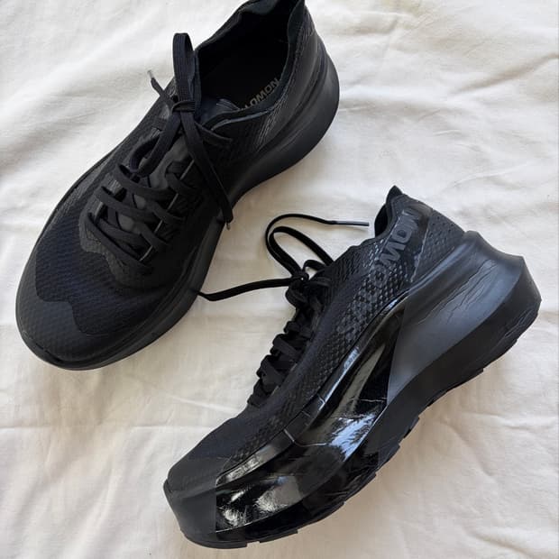 살로몬 x 꼼데가르송 판타즘 플랫폼 블랙 Salomon x CDG