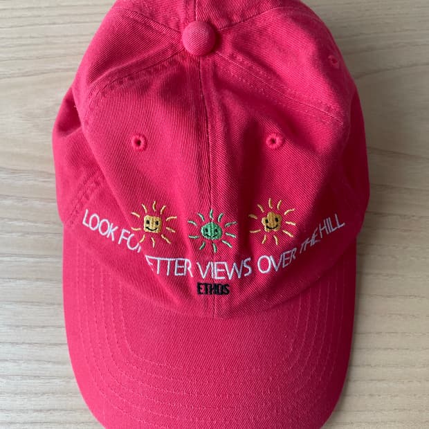 ETHOS 캡 모자 레드 판매합니다