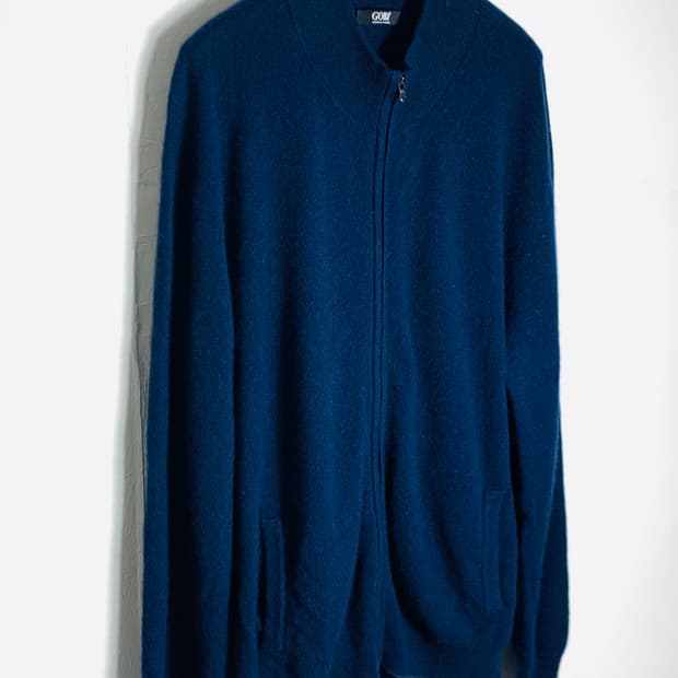 고비 고비니트집업 고비캐시미어 고비니트 캐시미어니트