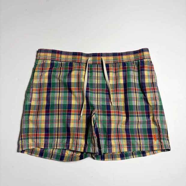 폴로 랄프로렌 멀티컬러 마드라스 패턴 반바지 R1120