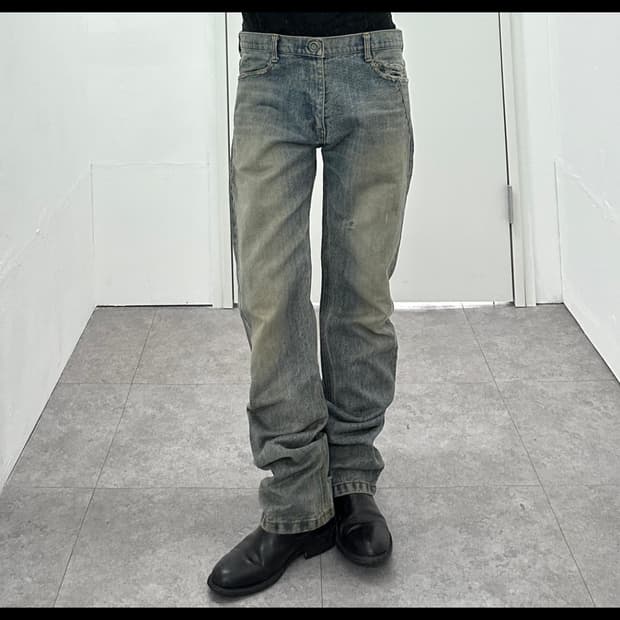 Sand Washed Vintage Denim