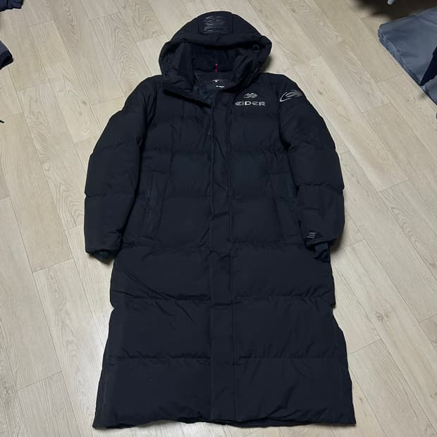 아이더 블랙 롱패딩