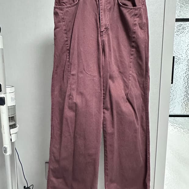 에즈카톤 코스 위시드 코튼팬츠 버건디