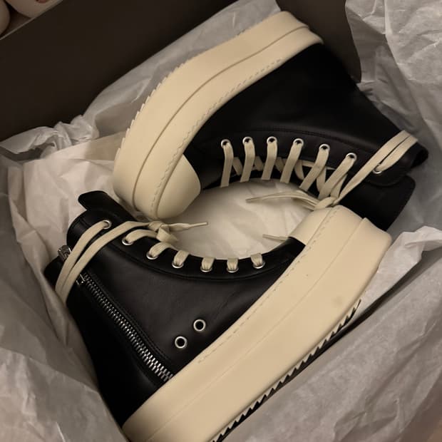 Rick Owens 릭오웬스 메가범퍼 스니커즈 36