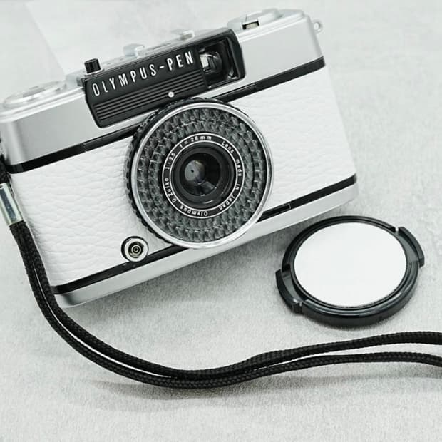 올림푸스 펜 PEN EE-3 하프 필름 카메라 희귀 (화이트) 작례o