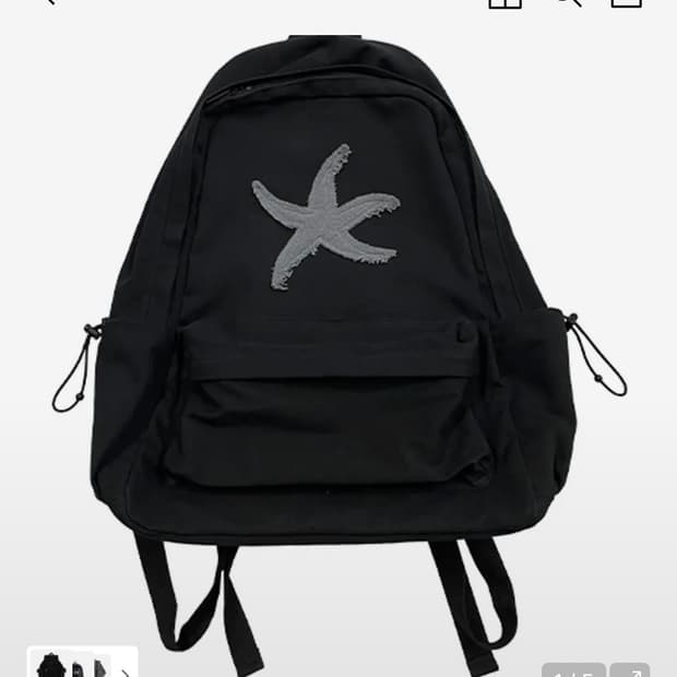 더콜디스트모먼트 백팩 블랙