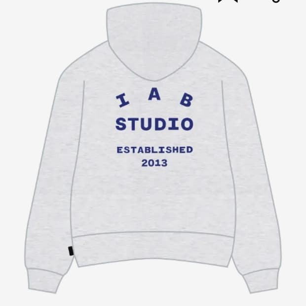 [XL] 아이앱 스튜디오 25 후드 라이트 그레이 네이비