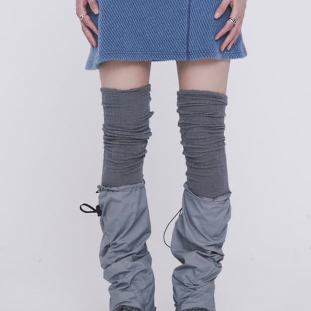 택포) hyeinseo double layer leg warmer