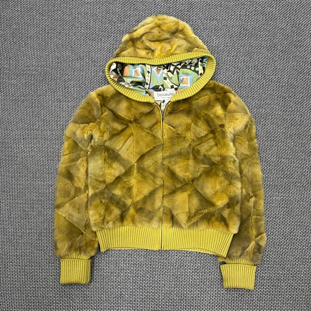 돌체비타 리얼 밍크 후드 퍼자켓