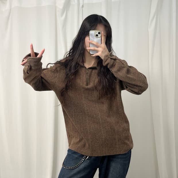 Polo Ralph Lauren herringbone half knit
