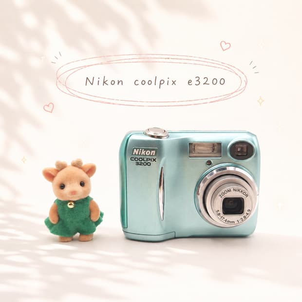 한글💎 니콘 쿨픽스 3200 ✨ 티파니블루(민트) 레어  💚 💎