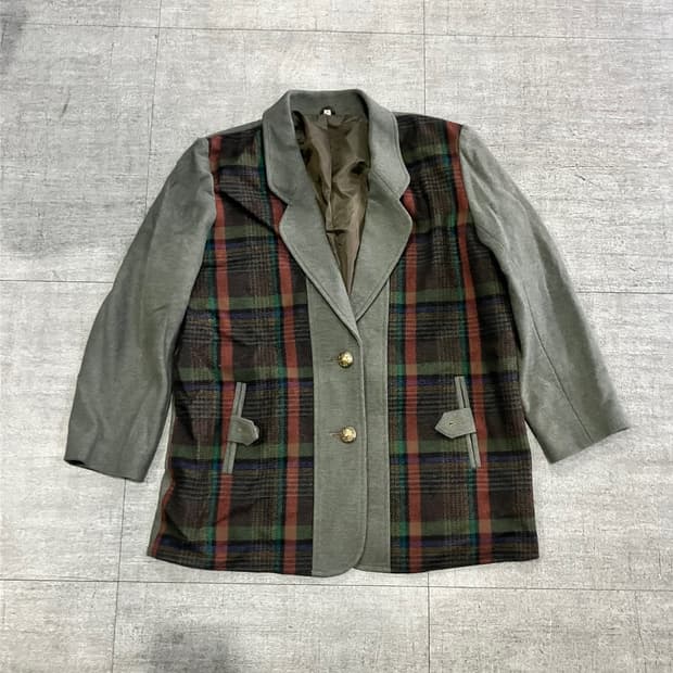 일본빈티지 올드스쿨아메카지 혁오풍 복고 울금장자켓