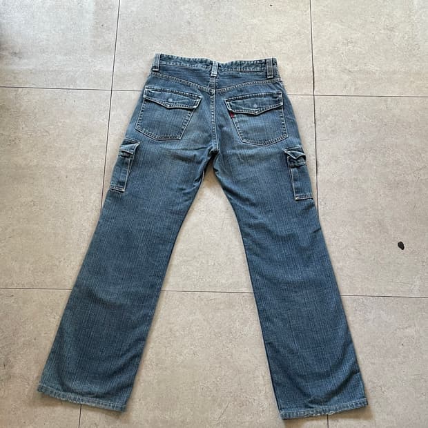 EDWIN 에드원 데님 카고 바지