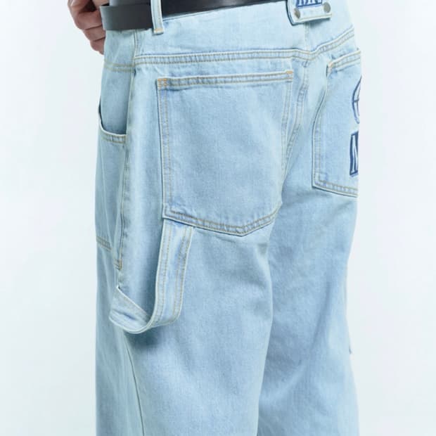 구매) s 플라스틱프로덕트 페인터 데님 팬츠 스틸 블루