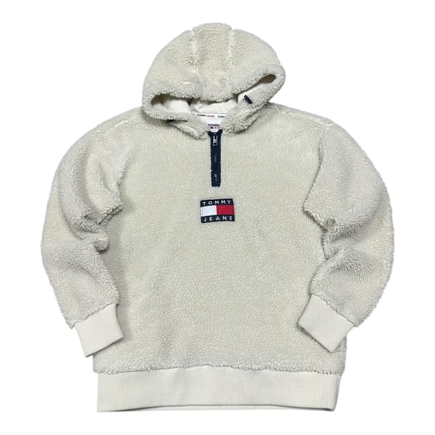 ✨ (바배) 타미 진스 뽀글이 쉐르파 후드 반집업 