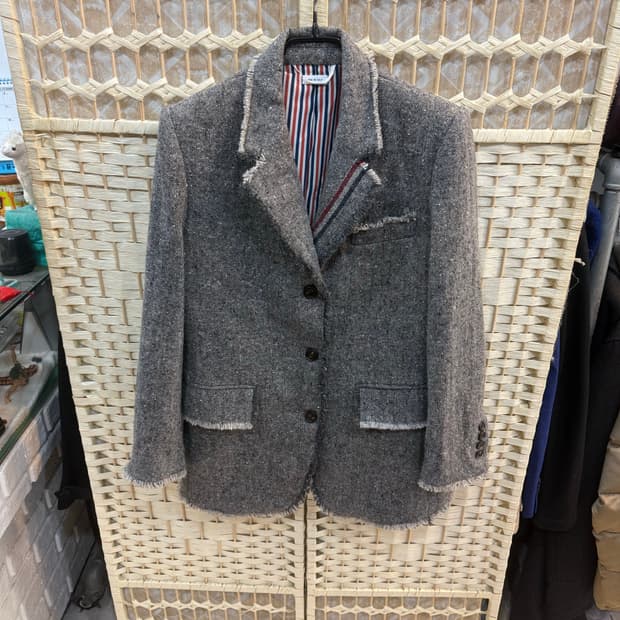 38/44-55 정품 톰브라운 트윗트 자켓 팝니다