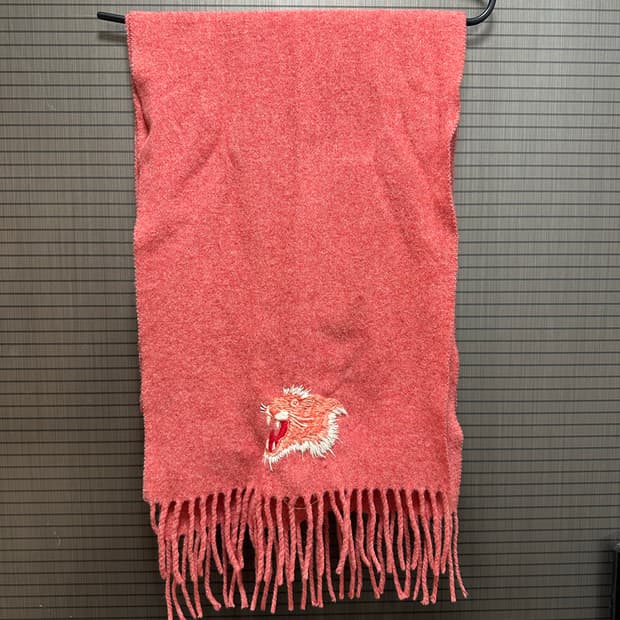 Hand stitched souvenir scarf