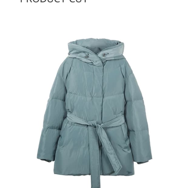 래비티 여성 컬러풀 구스 숏푸퍼 다운