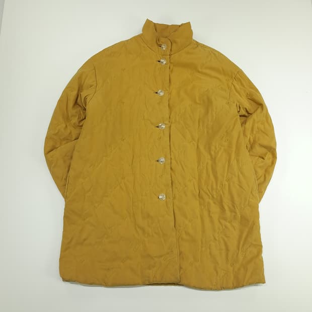 CN652 M 버버리 일본판 골든 퀄팅 자켓 코트