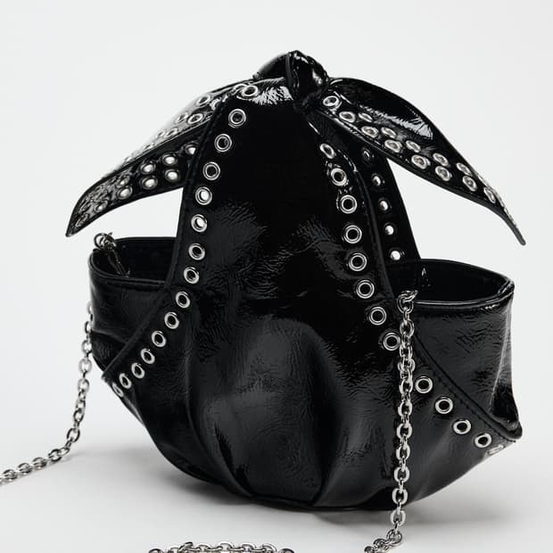 zara 자라 스터드 펀칭 미니백