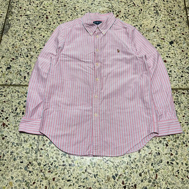 폴로 랄프로렌(POLO RalphLauren)핑크 스트라이프 셔츠