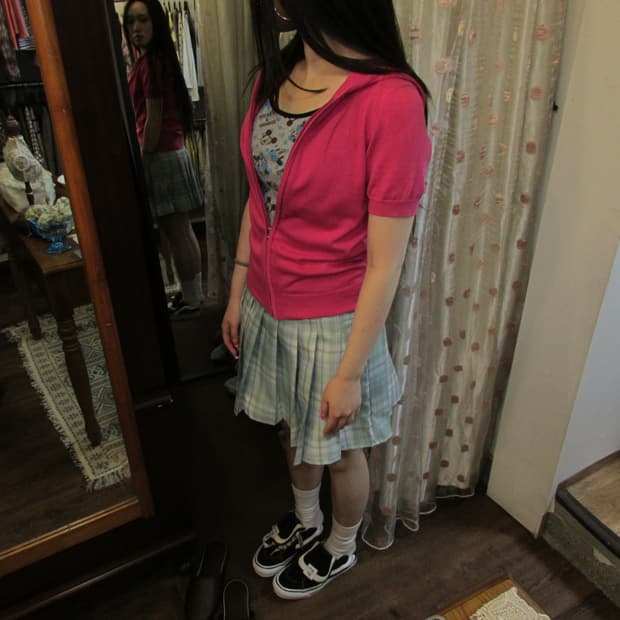 jpn vintage pink hood jacket