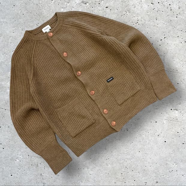 [XL] 커버낫 브라운 립 니트 가디건 B675