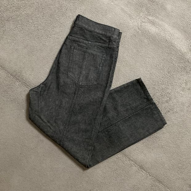 코스 릴렉스드 블랙진 데님팬츠 W28