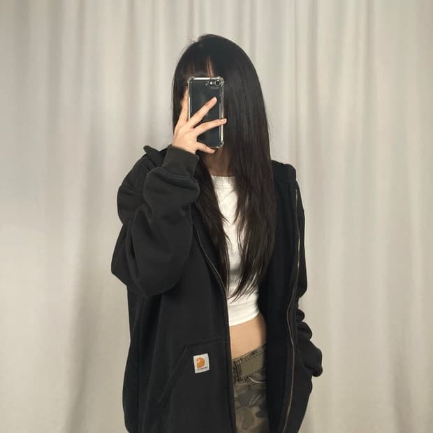 칼하트 레인디펜더 써멀 후드집업