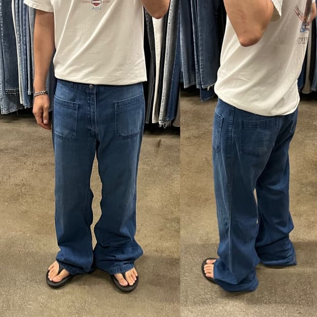70-80s US Navy Sailor Pants (34“)