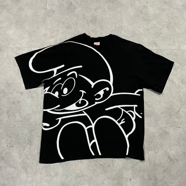 슈프림 x 스머프 반팔 (100)