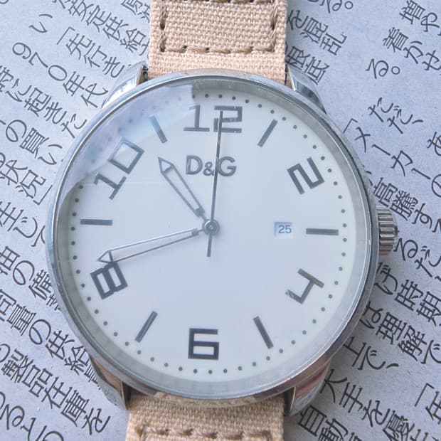 돌체타임D&G TIME 빈티지 쿼츠 시계 