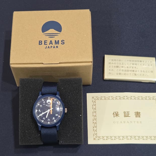빔즈재팬 시계 오리지널 한자 [새상품] 풀박스