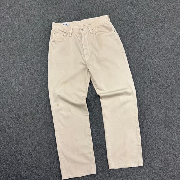 32)에드윈 403 빈티지 베이지 코튼 팬츠