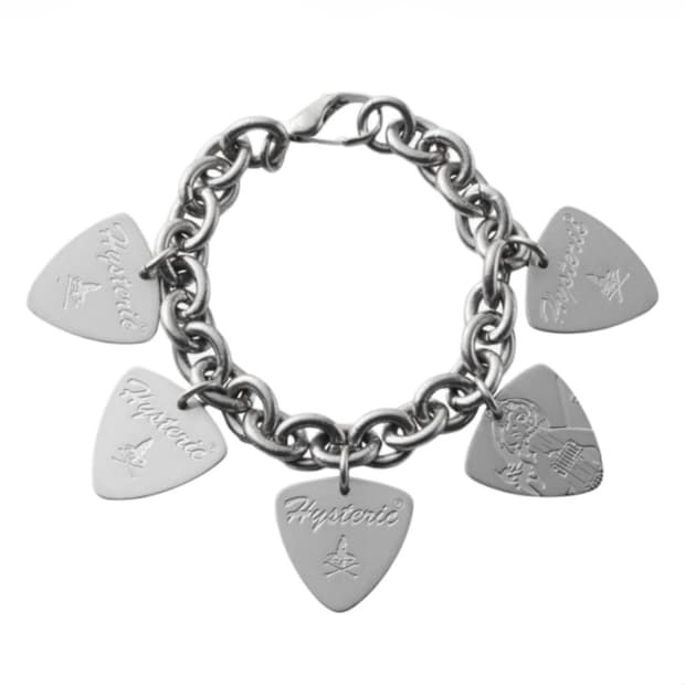 (W) 히스테릭 글래머 히스테릭 온 스컬 픽 브레이슬릿 실버